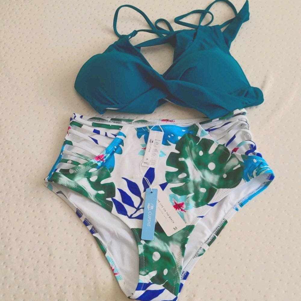 Women's Cupshe High Waisted Bikini
